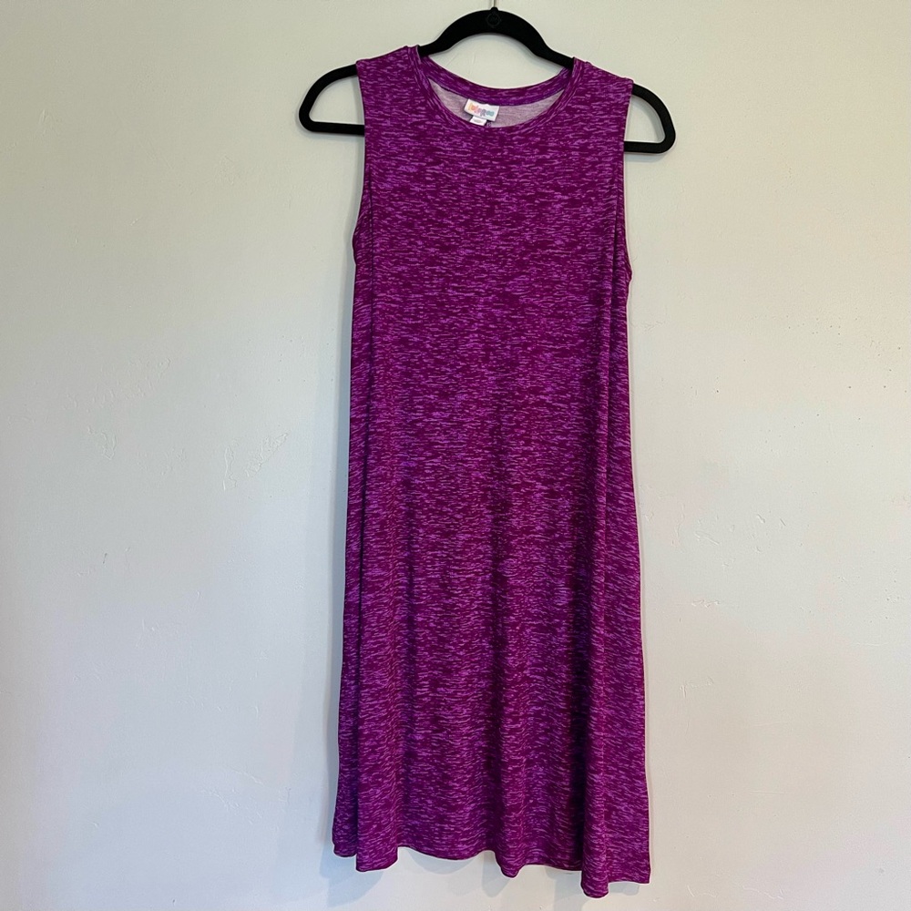 Lularoe Charlotte Sleeveless Swing Tank Pocket Dress Medium